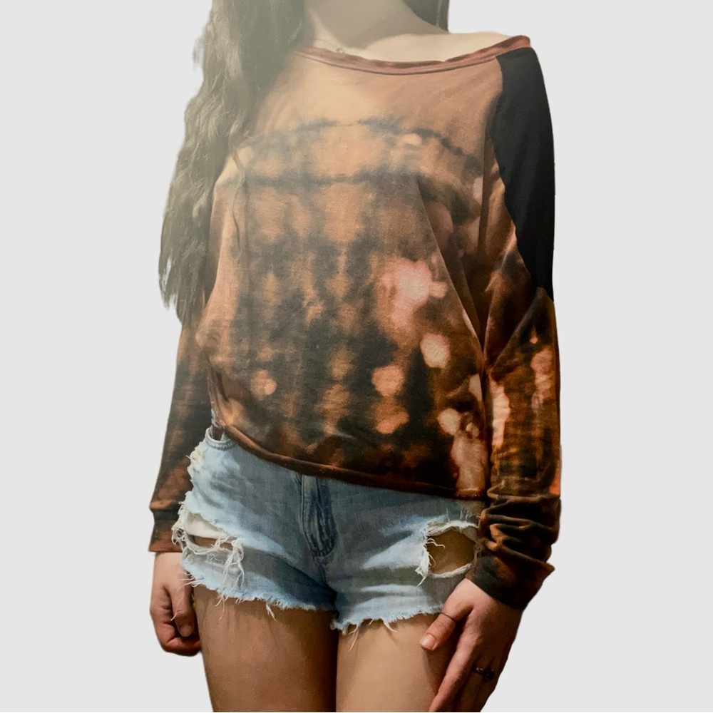 Tie-Dye Long Sleeve Top